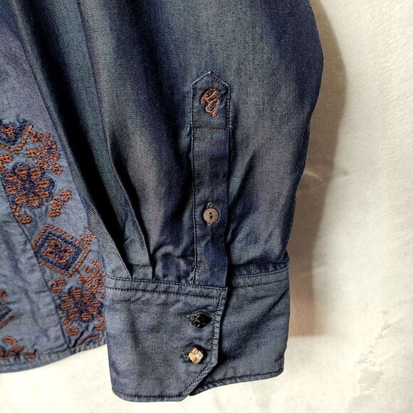 Robert Graham Limited Edition 147/270 Flip Cuff Embroidered Shirt Size XL - Picture 11 of 16